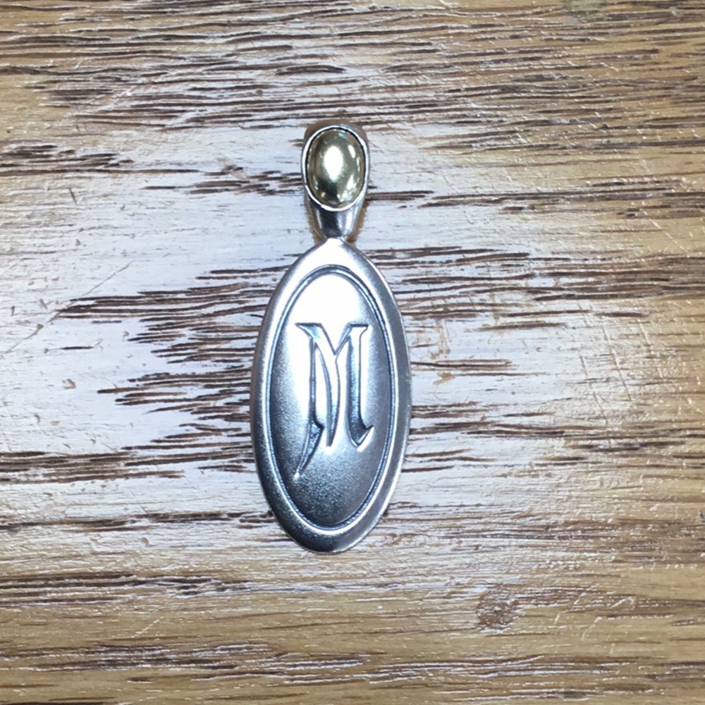 Ann King for Lagos M initial pendant Retired